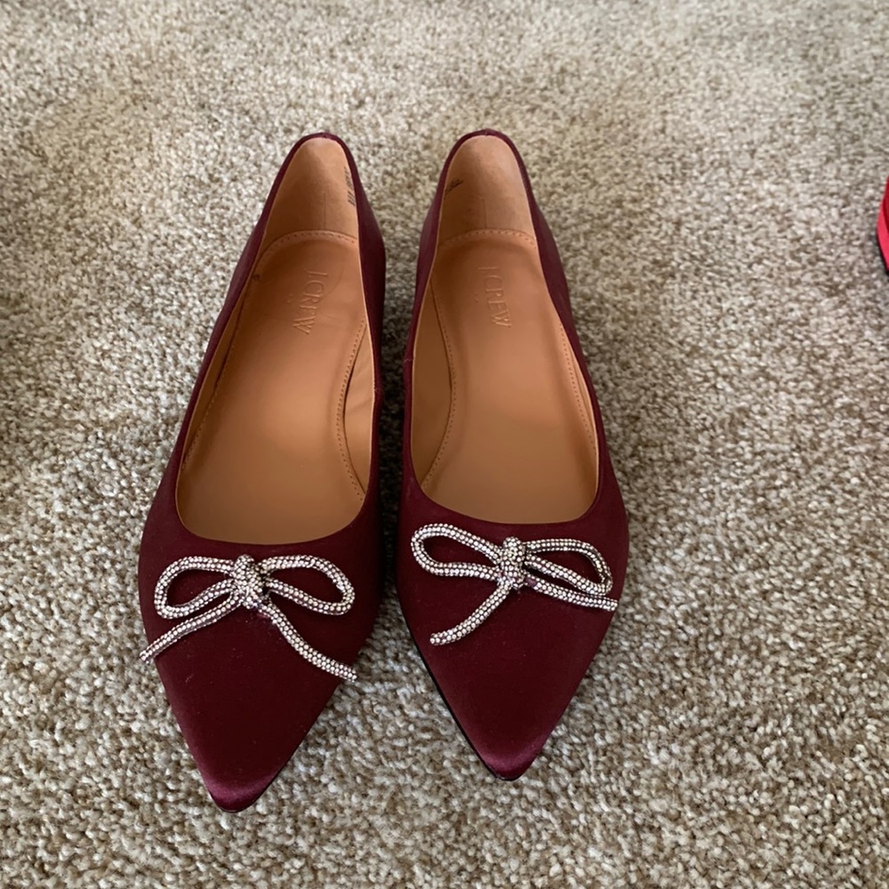 J Crew Factory Embellished Flats